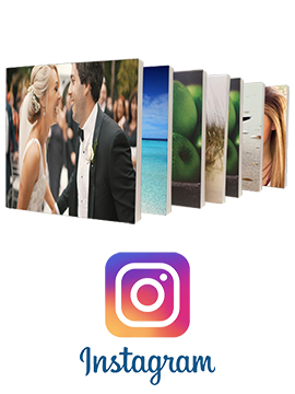 Composizione quadri moderni immagini da Instagram